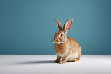 Obraz premium there is a rabbit that is sitting on a table