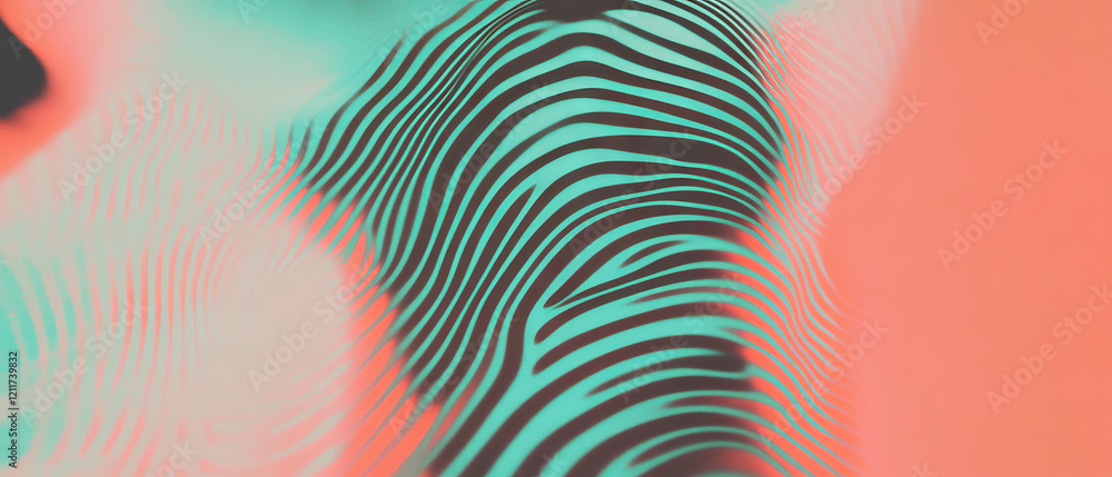 Poster Dynamic rotating patterns create hypnotic visual effects and vibrant textures