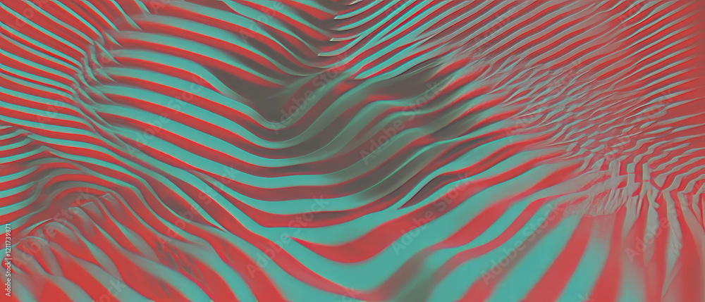 Poster Rotating patterns create dynamic visual effects with hypnotic movement and vibrant colors