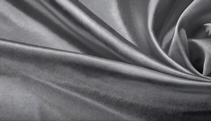 Fototapeta premium グレーなサテン生地