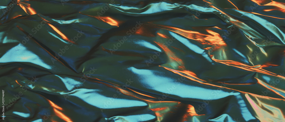 Poster exploring the intricate textures of advanced spacesuit fabric and layered materials