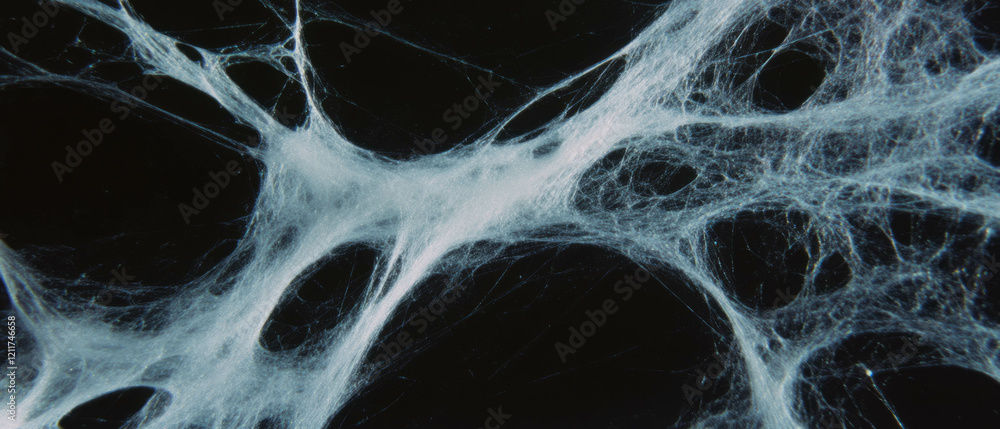 Fototapete exploring the intricate texture of spiderwebs and their delicate threads