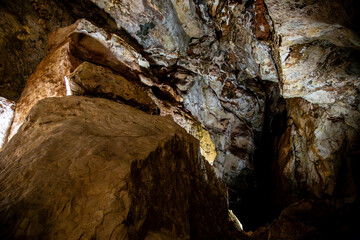 Numerous Formations of Color in Jewel Cave, Jewel Cave National Monument, South Dakota