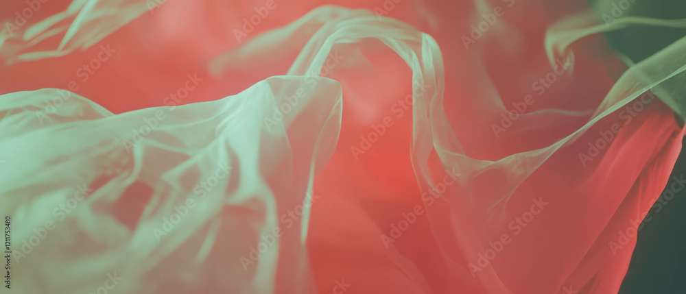 Poster captivating texture of washed silk showcasing soft elegance and subtle color play