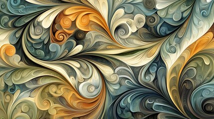 A detailed and intricate fractal pattern in shade background