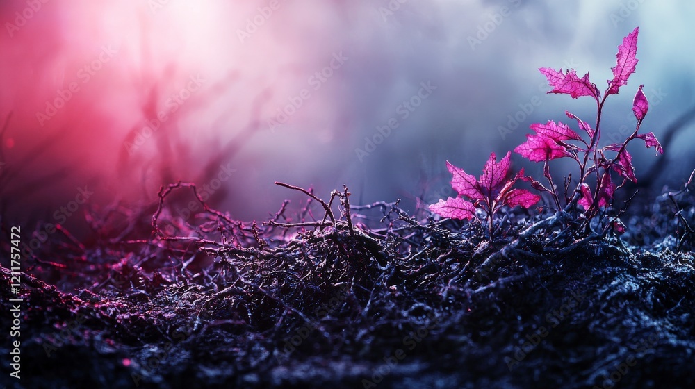 Poster ethereal textures consuming whispers of fragility enchanted forest nature photography mystical envir
