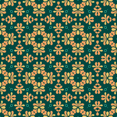 Tropical Kaleidoscope Seamless Pattern