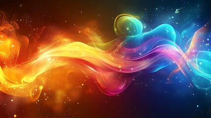 Abstract Colorful Liquid Background with Vibrant Colors for Dynamic and Modern Design