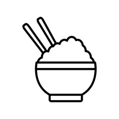rice icon vector design template