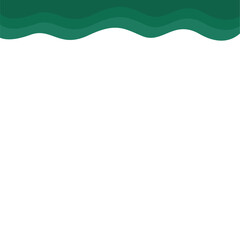 Abstract Dark Green  Page Border