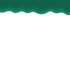 Abstract Dark Green  Page Border