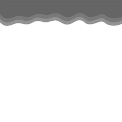 Abstract Gray Top Page Border