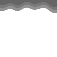 Abstract Gray Top Page Border