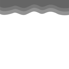 Abstract Gray Top Page Border