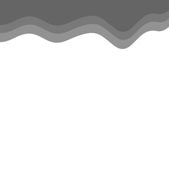 Abstract Gray Top Page Border