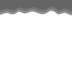 Abstract Gray Top Page Border