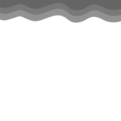 Abstract Gray Top Page Border