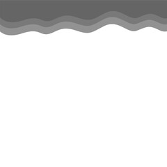 Abstract Gray Top Page Border