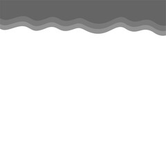 Abstract Gray Top Page Border