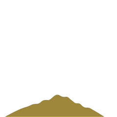 Abstract Mountain Shape