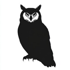 Obraz premium Majestic Owl Silhouette