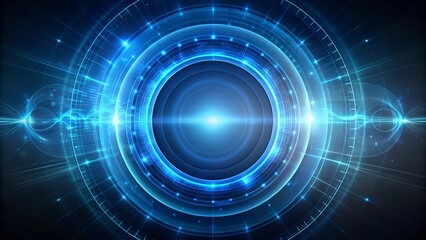 Obraz premium abstract blue background with circles