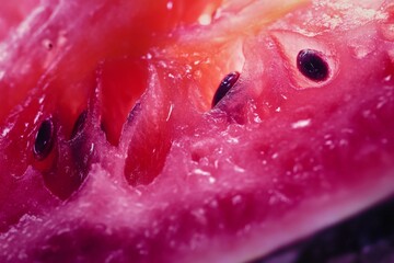 Watermelon Slice Close-Up