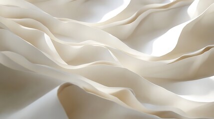 Obraz premium Minimalist texture of crumpled paper with soft shadows