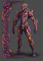 Fototapeta premium AI-Generated Epic Fantasy Gaming Collectible Cards: Heroic RPG Character Portraits for Digital and Trading Card Games