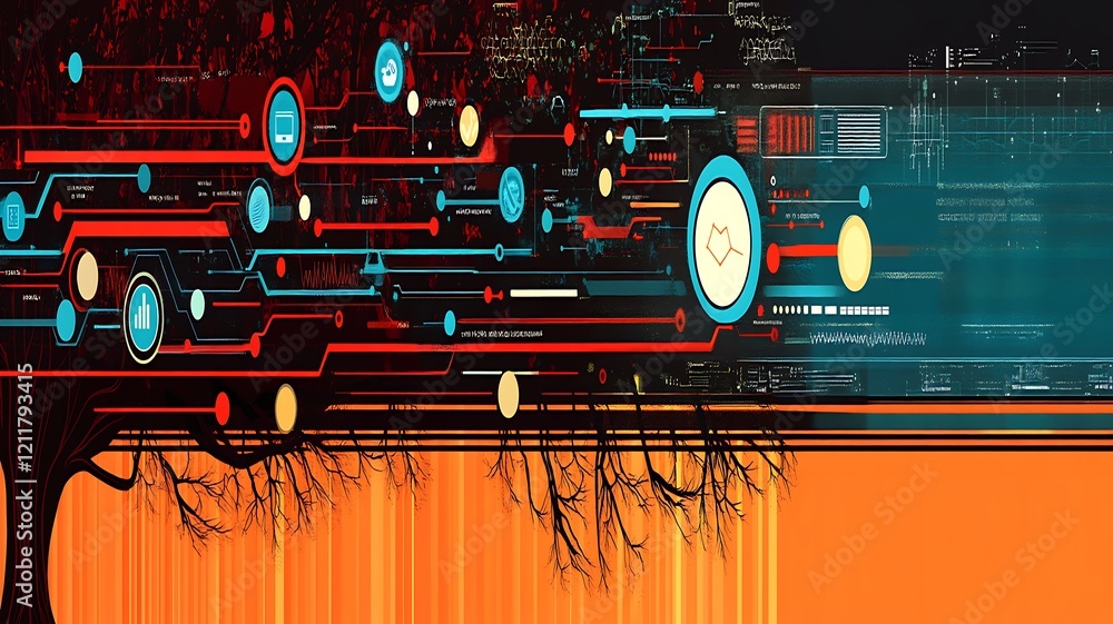 Poster abstract digital tree network system design