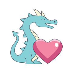 Valentine’s Day illustration for print 