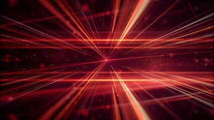 Abstract digital background for wallpaper. Red light lines. Futuristic and technological background. Fantastic wallpaper with glowing red elements and modern digital wave pattern design