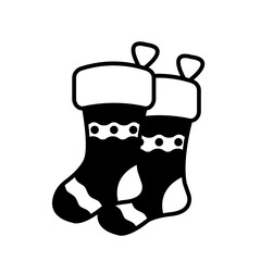 sock christmas solid style