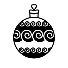 ball christmas solid style