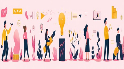 Team Collaboration Fostering Innovative Ideas And Growth