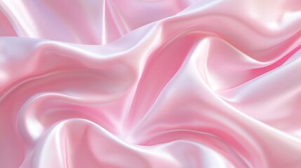 Obraz premium Soft Pink Satin Fabric Texture Background for Elegant Design Projects