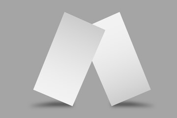 Dl Flyer Mockup in Grey Background