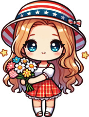 Cute girl chibi kawai