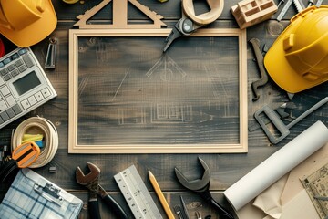 Construction and House Services Social Media Post and Web Banner Design Template