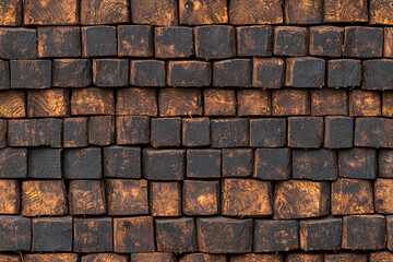 seamless of  Old wood plank texture background