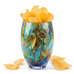 Crispy Potato Chips ai generated
