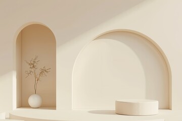 High Resolution Visual of Realistic 3D Wall Logo Mockup