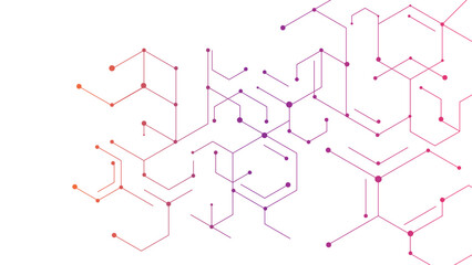 Modern Hexagon Pattern on White Background for Professional Banner Design