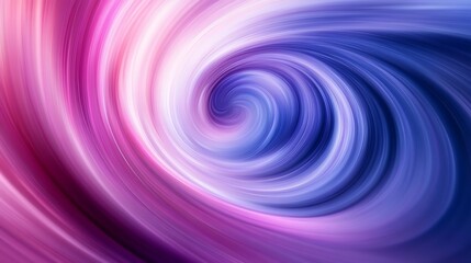 Abstract Swirling Vortex of Pink and Blue Hues