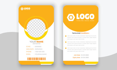 ID Card Template | Office Id card | Employee Id card for your company