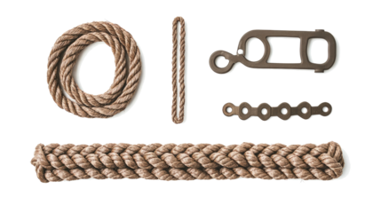 Durable Ropes and Attachments on a Background Generative AI