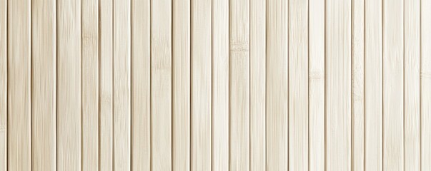 Obraz premium Visualize light-colored bamboo slats arranged vertically, perfect for high-end eco design.