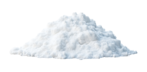 Pile of white powder, baking soda, cornstarch, flour