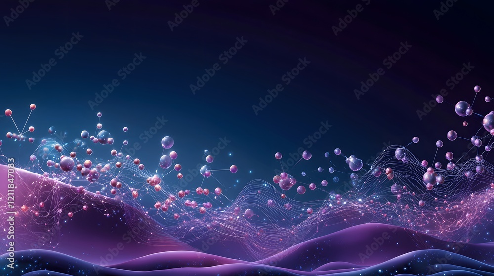 Poster a quantum simulation visualizing the quantization of the electromagnetic field