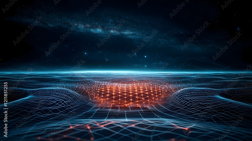 Poster quantum computing analysis of high temperature superconductor lattice structures showcasing the comp